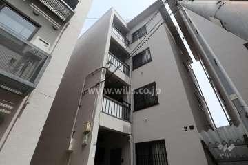 楠ヶ丘マンション（B棟）の外観（北西側から）