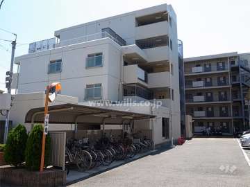 日商岩井第２服部マンションの外観（北側から）