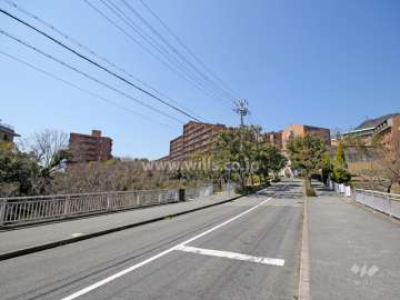 六甲グランドヒルズ1号館の遠景(東側から)