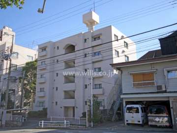 六甲パークハイツの外観(北西側から)