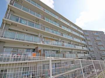 六甲桜丘ハイツの外観(北西側から)