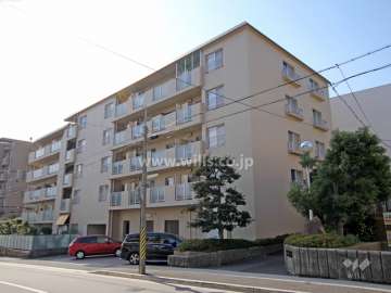 六甲篠原パークマンションの外観(北東側から)