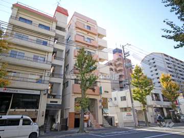 六甲道ハイツの外観(北東側から)