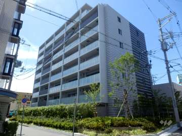パークホームズ御影塚町の外観（南東側から）