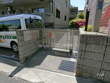 駐輪場の出入り口