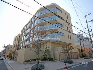 ライオンズ六甲道　記田町の外観(北東側から)