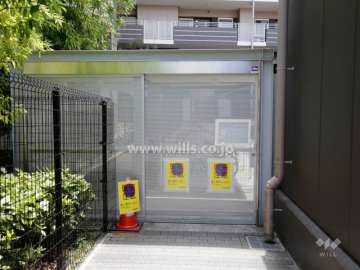 駐輪場の出入り口
