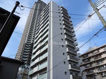 エルグレース御影中町の外観（南東側から）