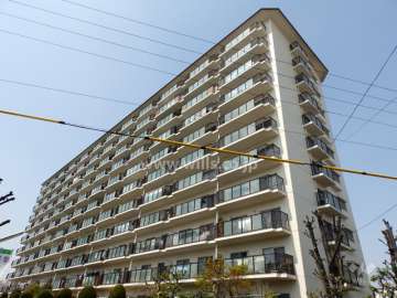 オリーブハイツ相川1号棟の外観(南東側から)