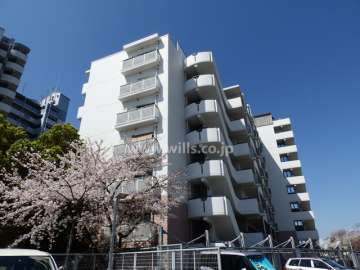 リバライン井高野2号棟の外観(北東側から)