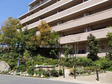 敷地内の植栽スペース