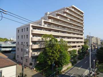 リバーガーデン井高野ECOの外観(南西側から)