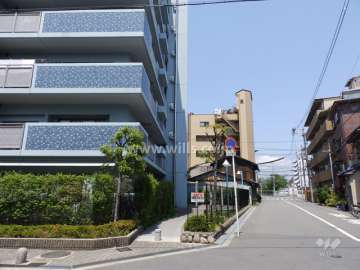 敷地東側前面道路