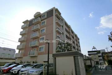 シティコート下新庄1号棟の外観（北東側から）