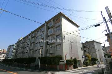 下新庄コーポA棟の外観(北西側から)