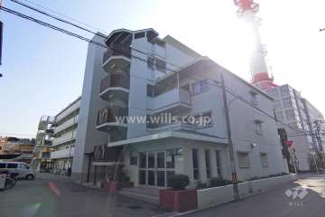 グリーンエクセル東淀川の外観（北西側から）