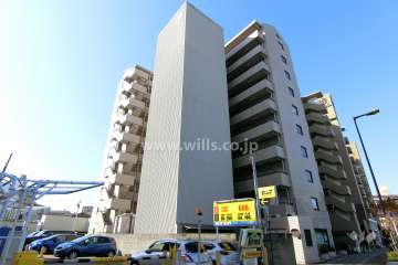 トーカン東淀川キャステールの外観（北東側から）