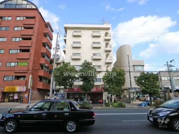 豊里グリーンハイツの外観(南西側から)