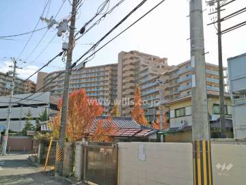 BELISTA東淀川大桐D棟の外観(南西側から)