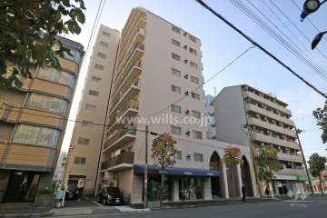 ローズコーポ東淀川の外観（東側から）