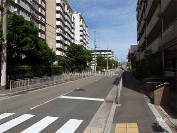敷地東側の道路