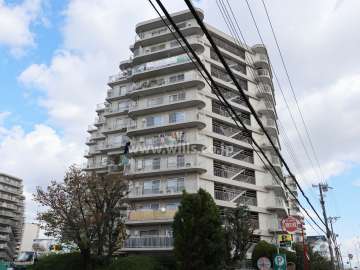 エバーグリーン淀川2号棟の外観(南西側から)