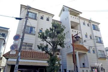 川崎ドリームマンションの外観（北東側から）