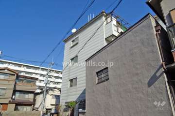 川崎ドリームマンションの外観（南西側から）