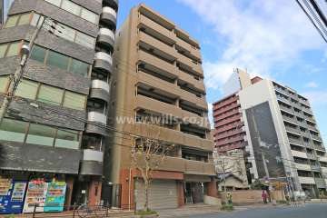 エスティライフ新大阪の外観（南西側から）