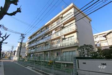 豊里コーポB棟の外観（南東側から）