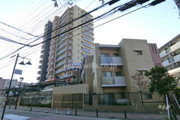 メゾンドール上新庄ベルプリモの外観（北西側から）