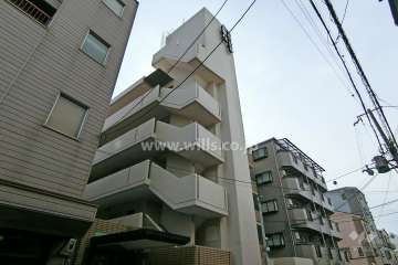 朝日プラザ上新庄Ⅱの外観（北東側から）