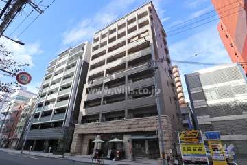 ワイズコート新大阪シティライフの外観（南東側から）