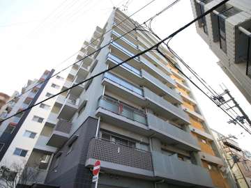 プレステージ北大阪ブライトスクエアの外観（北西側から）