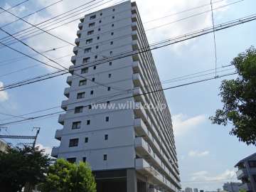 ユニハイム十三野中の外観（南西側から）