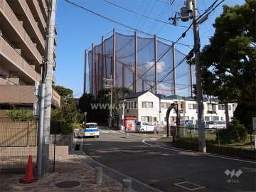 敷地南側の前面道路