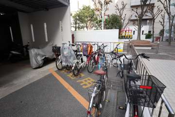 来客用駐輪場