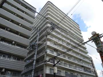 近鉄淀川リバーサイドマンションの外観（北西側から）