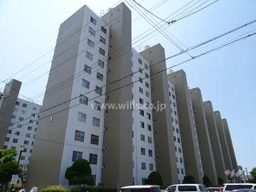 新北野コーポＡ棟の外観（北東側から）