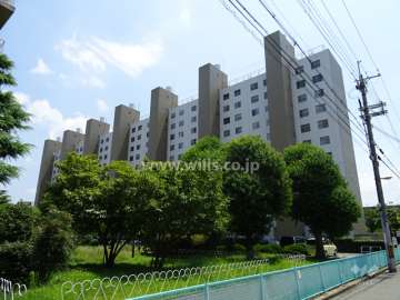 新北野コーポＣ棟の外観（北西側から）