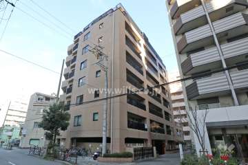 プレステージ新大阪の外観(南西側から)