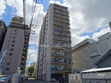 ローズコーポ新大阪第6の外観（北西側から）