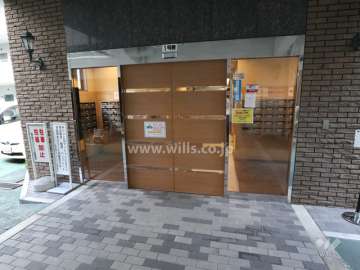 1号棟のエントランス