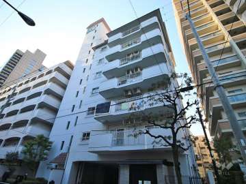 シャトー新大阪の外観（南西側から）