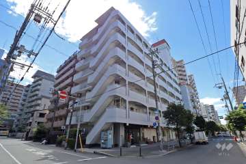 シャトー新大阪の外観（北東側から）