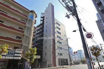 ローズコーポニュー大阪の外観（北西側から）