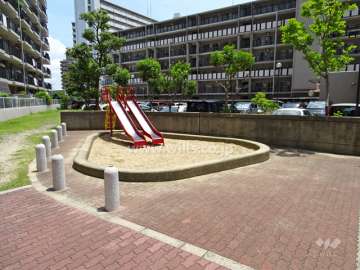 敷地南西側の公園