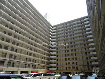 敷地内からみたプライムハイツ新大阪（南東方向）