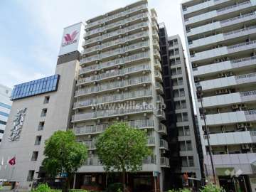 ローズコーポ新大阪第5の外観（北東側から）