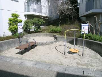 敷地内の各所にある公園